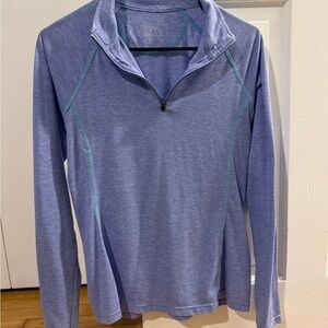 Orvis Trout Bum 1/4 Zip Pullover shirt Womens Small Lightweight Outdoors